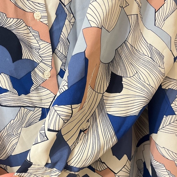 Alfani Abstract Pattern Blouse Sz 2X - Picture 4 of 6